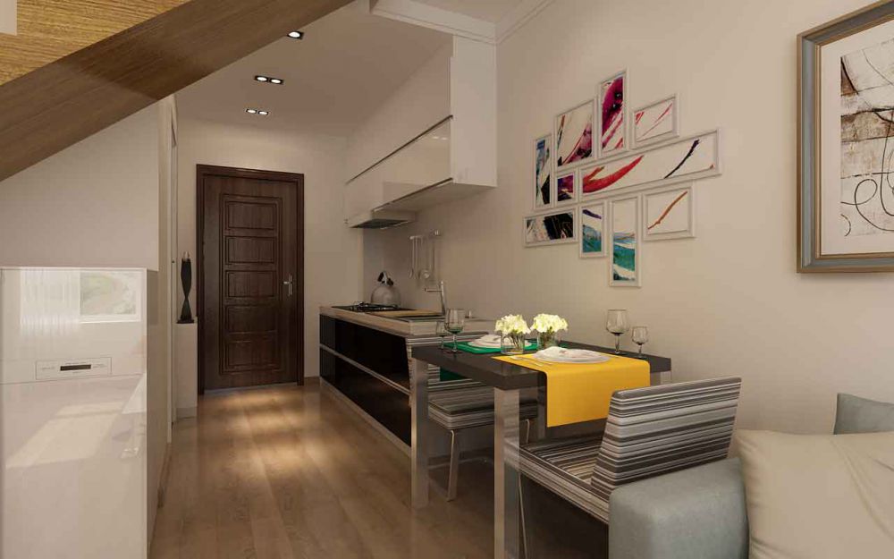 北京裝修案例華遠瀾悅loft  現(xiàn)代