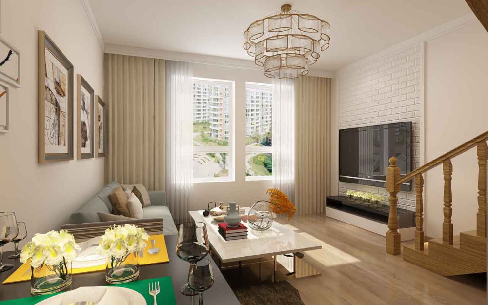 北京裝修案例華遠瀾悅loft  現(xiàn)代